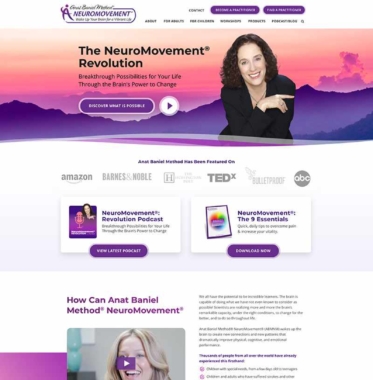 ANAT-BANIEL-METHOD-WEBSITE landing