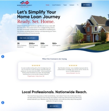 Borrowers Direct | Website Design by Studio1