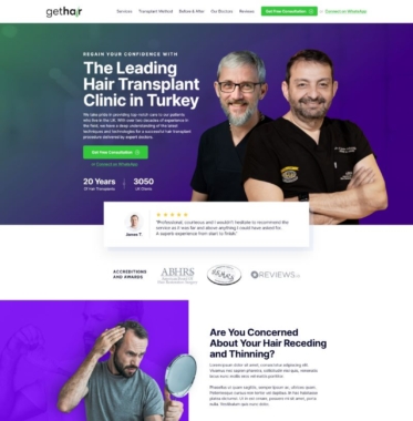 Get Hair (Landing Page)