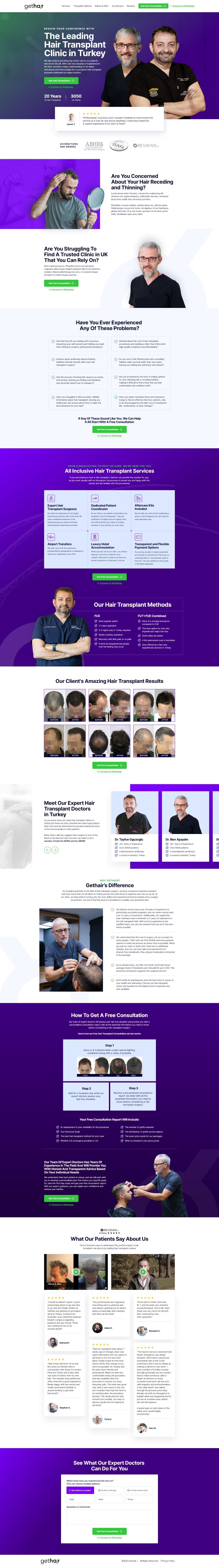 Get Hair (Landing Page)