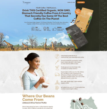 LIFEBOOST COFFEE - LANDING PAGE 2