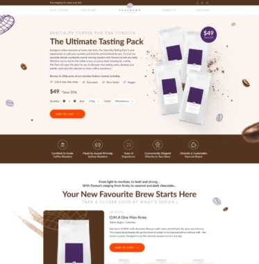 Panorama Coffee (Landing Page)