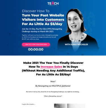 Teach-traffic-landing-page