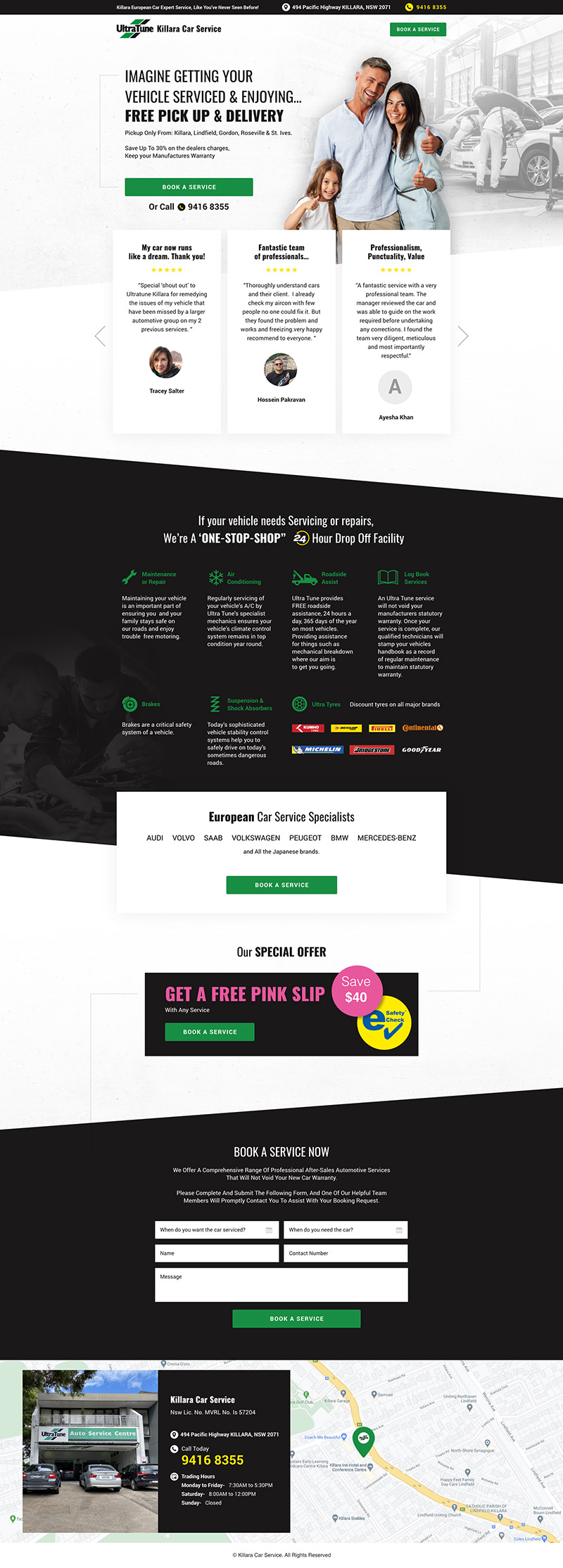 ULTRATUNE KILLARA - LANDING PAGE